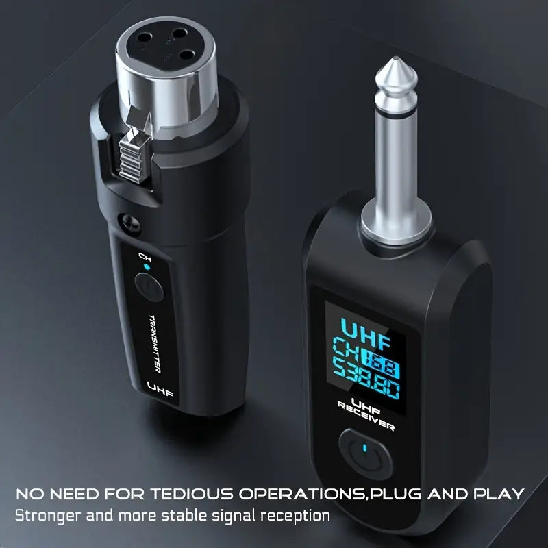 Transmisor y receptor inalámbrico XLR