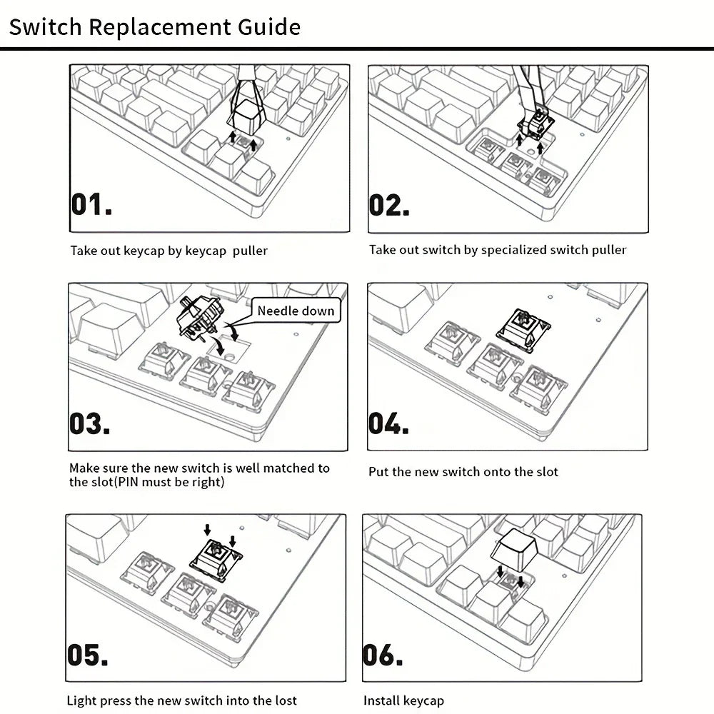 Interruptor de teclado mecánicos