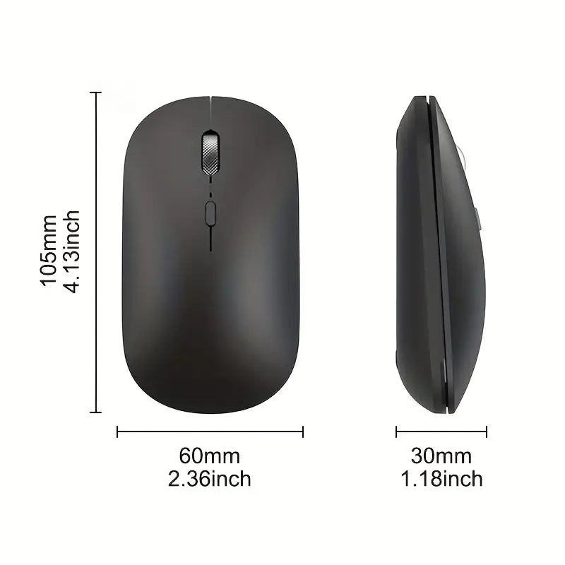 Ratón Inalámbrico Ergonómico y Silencioso