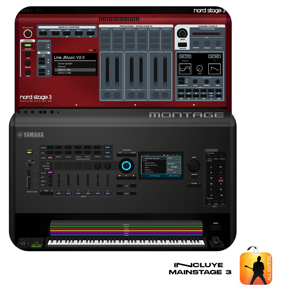 MONTAGE & NORD STAGE 3 PARA MAINSTAGE PROMO