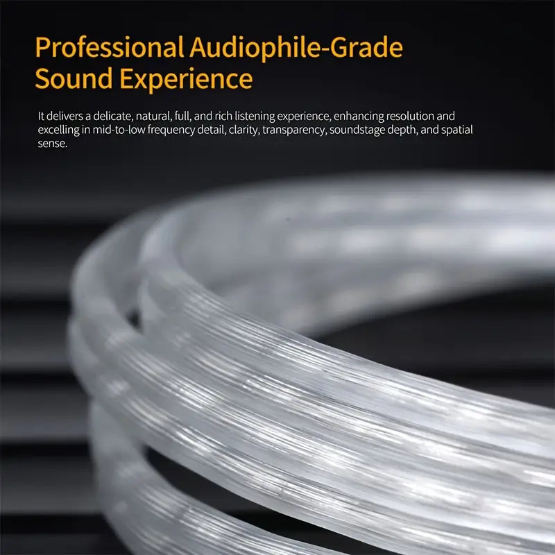 Cable KZ HiFi Chapado en Plata - Conector Tipo C