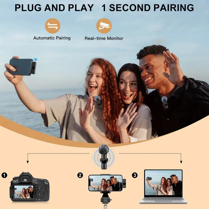 Microfono de solapa - USB Tipo-C-