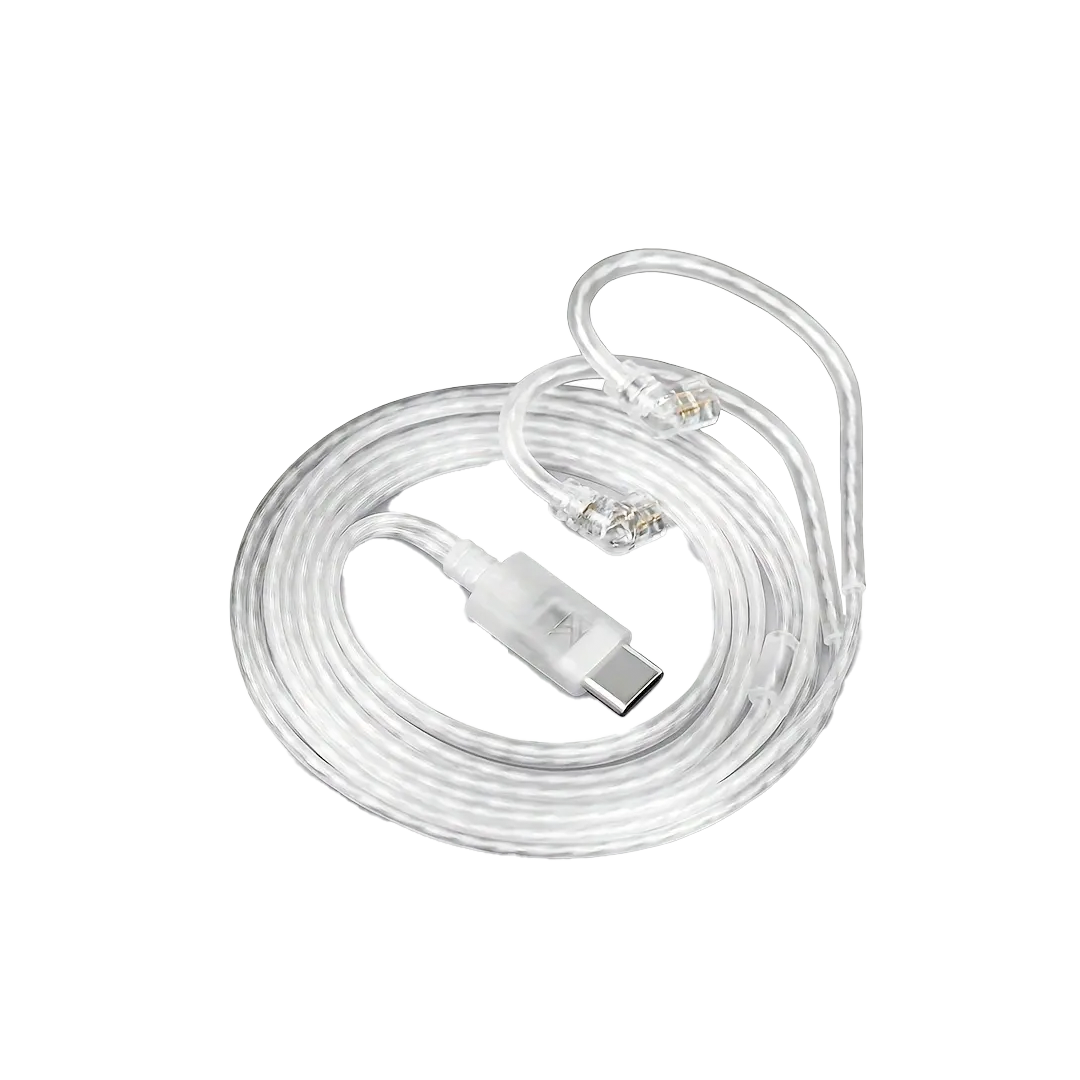 Cable KZ HiFi Chapado en Plata - Conector Tipo C